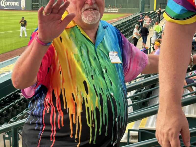 John at the Marauders Pride Game 2024